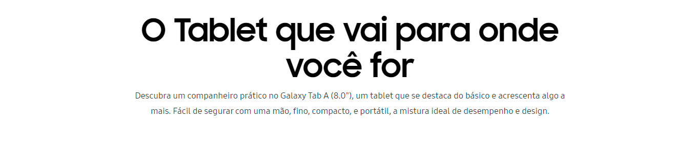  Tablet Samsung Tab A T290 32GB Tela 8